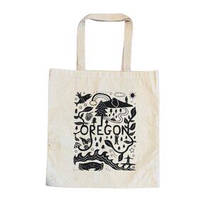 NWT Oregon Printed 100% Cotton Tote Bag